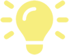 A yellow light bulb icon on a black background, perfect for Animated Short Films.