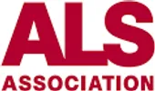 The logo for the ALS Association features a stylized symbol representing unity and support.